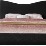Everest Linen Textured Fabric Upholstered Bed