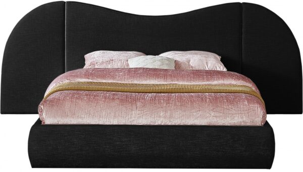 Everest Linen Textured Fabric Upholstered Bed