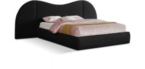 Everest Linen Textured Fabric Upholstered Bed