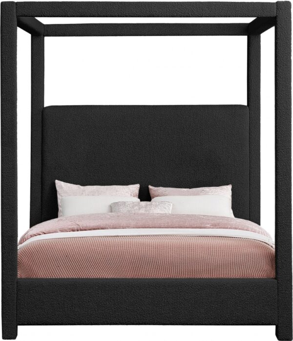 Eden Boucle Fabric Upholstered Bed