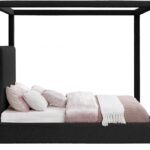 Eden Boucle Fabric Upholstered Bed