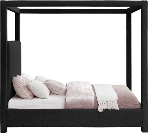 Eden Boucle Fabric Upholstered Bed