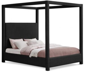 Eden Boucle Fabric Upholstered Bed