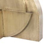 Alden 48" Marble Top And Brass Base Dining Table
