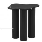 Romaine Iron End / Side Table