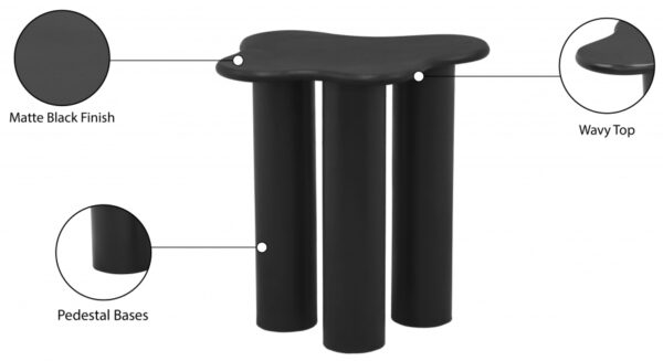 Romaine Iron End / Side Table