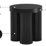 Rhodes Iron End / Side Table