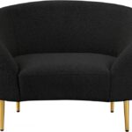 Ritz Boucle Fabric Upholstered Living Room Chair
