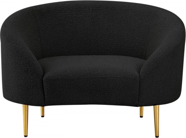 Ritz Boucle Fabric Upholstered Living Room Chair