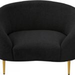 Ritz Boucle Fabric Upholstered Living Room Chair