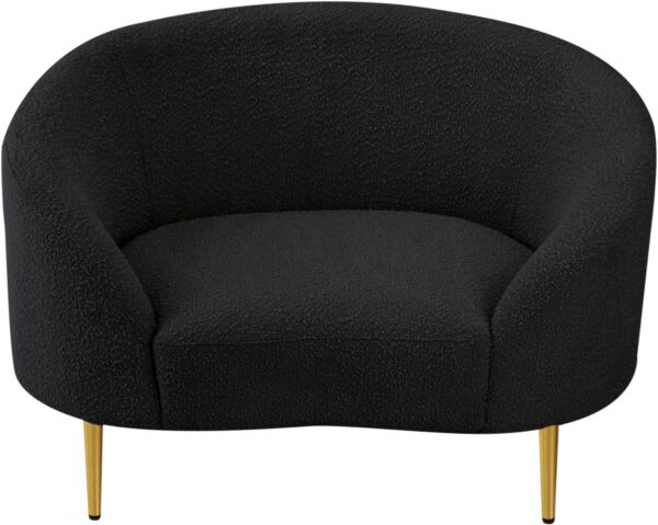 Ritz Boucle Fabric Upholstered Living Room Chair