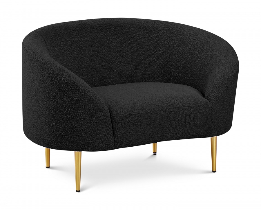 Ritz Boucle Fabric Upholstered Living Room Chair