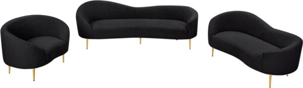 Ritz 68.5" Boucle Fabric Upholstered Loveseat