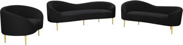 Ritz 68.5" Boucle Fabric Upholstered Loveseat