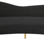 Ritz 86.5" Boucle Fabric Upholstered Sofa