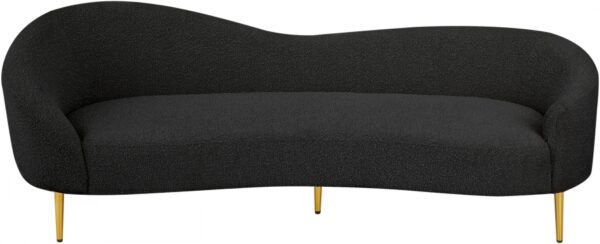 Ritz 86.5" Boucle Fabric Upholstered Sofa