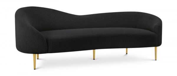 Ritz 86.5" Boucle Fabric Upholstered Sofa