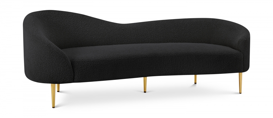 Ritz 86.5" Boucle Fabric Upholstered Sofa