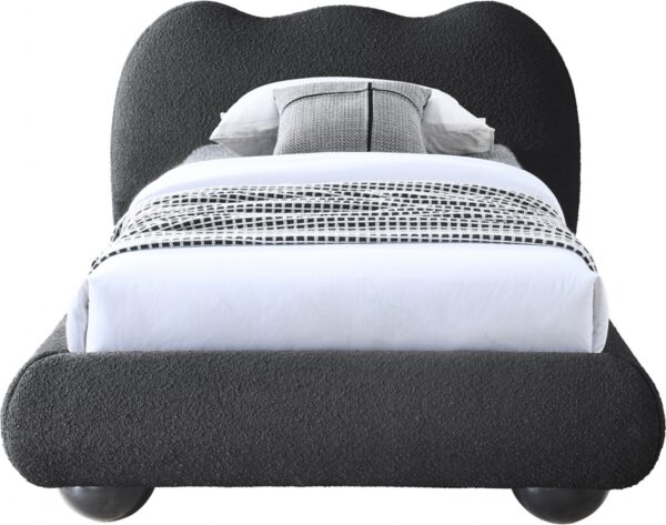 Hyde Boucle Fabric Upholstered Bed