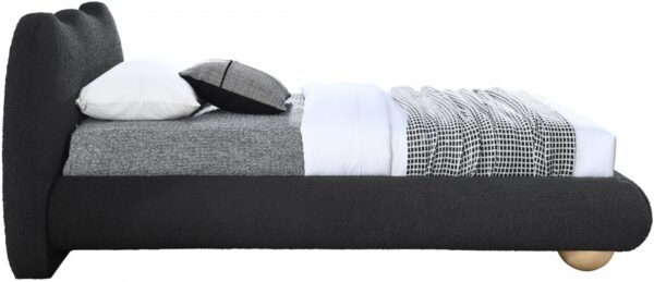 Hyde Boucle Fabric Upholstered Twin Bed