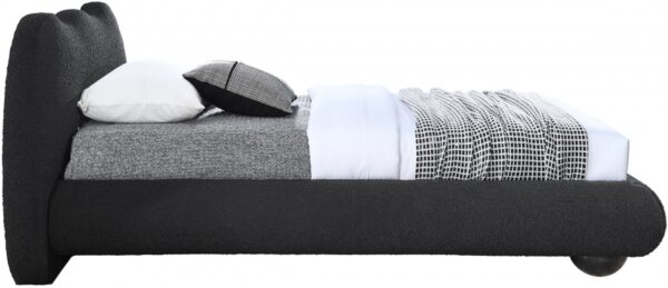 Hyde Boucle Fabric Upholstered Bed