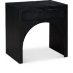 August Oak Veneer Nightstand