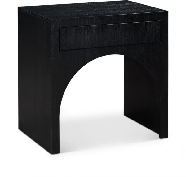 August Oak Veneer Nightstand