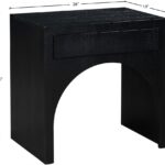 August Oak Veneer Nightstand