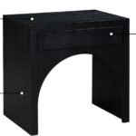 August Oak Veneer Nightstand