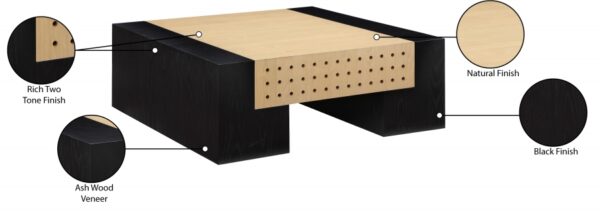 Mondrian Ash Veneer Coffee Table