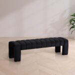 Andaz Velvet Upholstered Bench