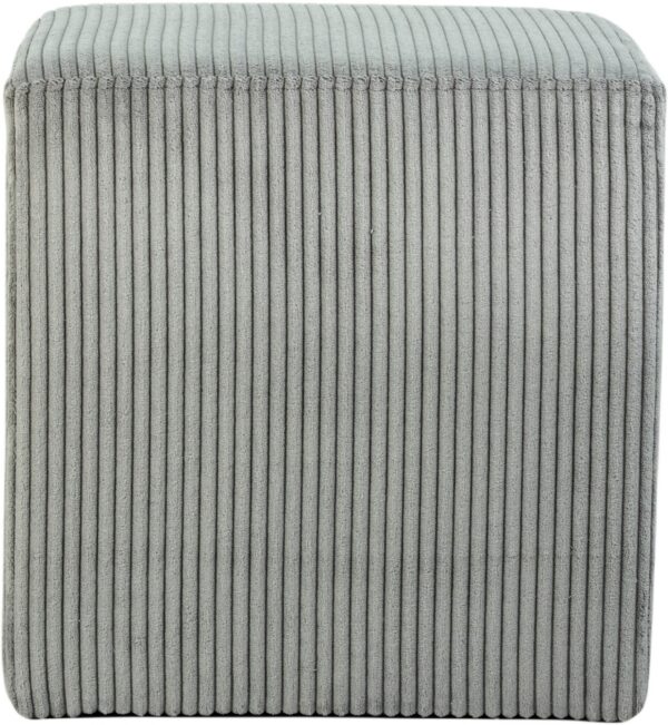 Roy Microsuede Fabric Upholstered Stool
