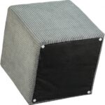 Roy Microsuede Fabric Upholstered Stool