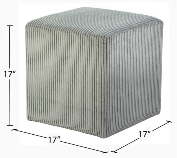 Roy Microsuede Fabric Upholstered Stool