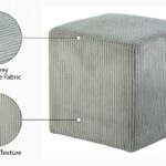 Roy Microsuede Fabric Upholstered Stool