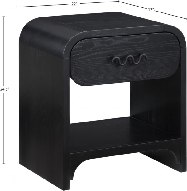 Hayes Ash Veneer Nightstand / Side Table