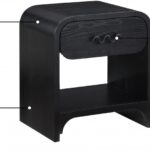 Hayes Ash Veneer Nightstand / Side Table