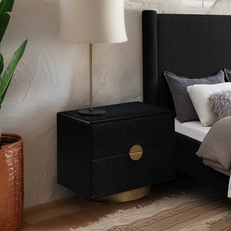 Wade Oak Veneer Nightstand / Side Table