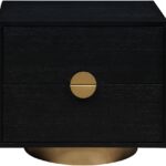 Wade Oak Veneer Nightstand / Side Table