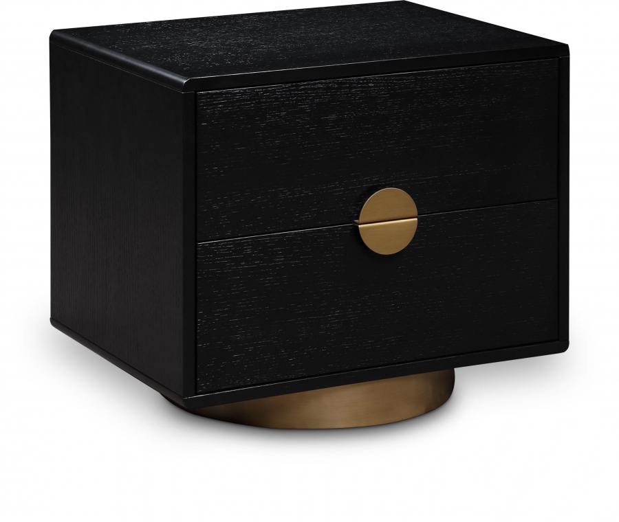 Wade Oak Veneer Nightstand / Side Table