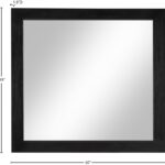 Fairfax Solid Wood And Oak Veneer Frame Mirror