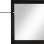 Fairfax Solid Wood And Oak Veneer Frame Mirror