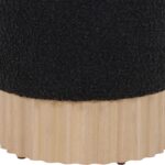 Veranda Boucle Fabric Upholstered Stool