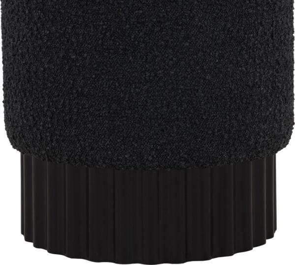 Veranda Boucle Fabric Upholstered Stool
