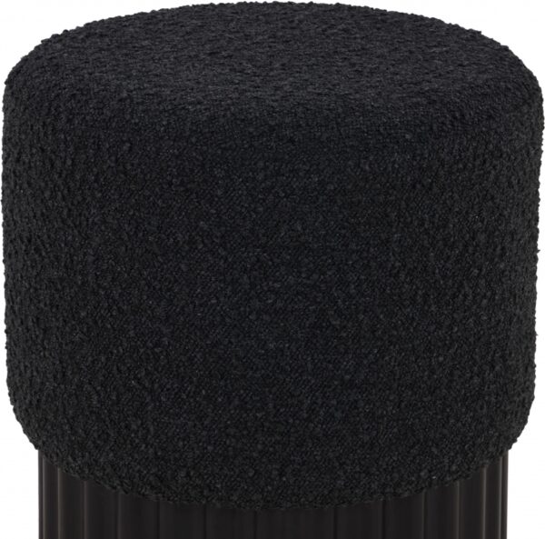 Veranda Boucle Fabric Upholstered Stool