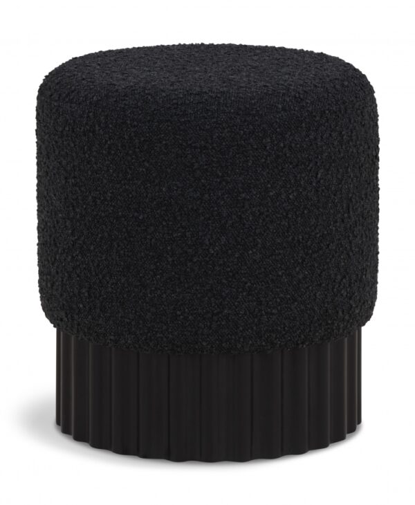Veranda Boucle Fabric Upholstered Stool
