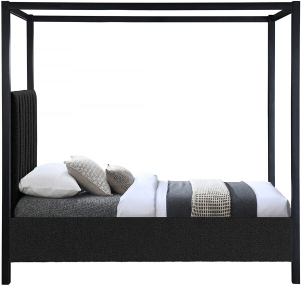 Kelly Boucle Fabric Upholstered Twin Bed
