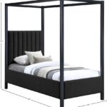 Kelly Boucle Fabric Upholstered Bed