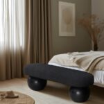 Bowie Boucle Fabric Upholstered Bench