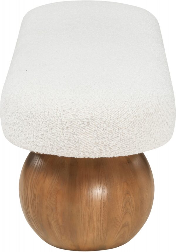 Bowie Boucle Fabric Upholstered Bench